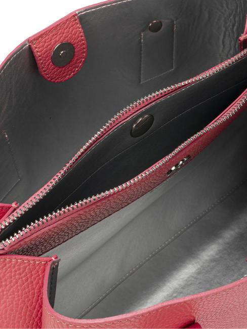 BETSY Handbag, with shoulder strap, in leather fuchsia - Women&rsquo;s Bags