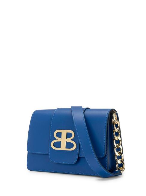 LILY  Mini shoulder bag, in leather electric blue - Women&rsquo;s Bags