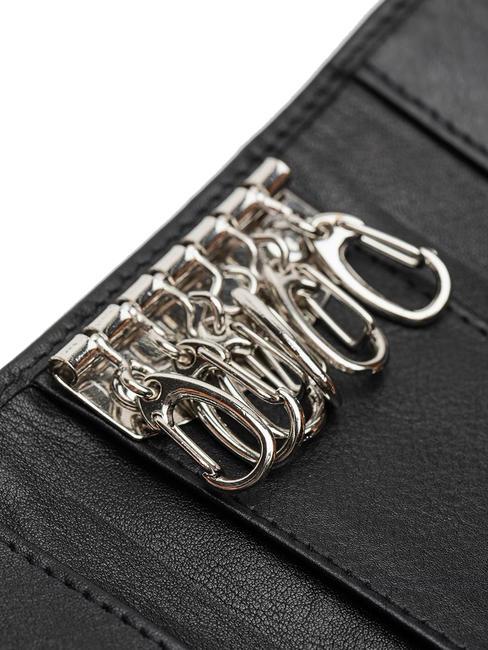 BASIC Leather key case Black - Key holders