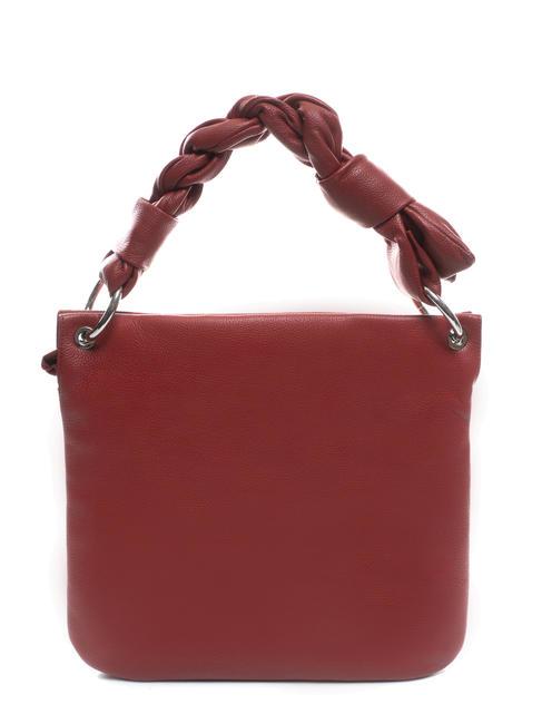 CHARLIZE Leather handbag with shoulder strap carmine - Women&rsquo;s Bags