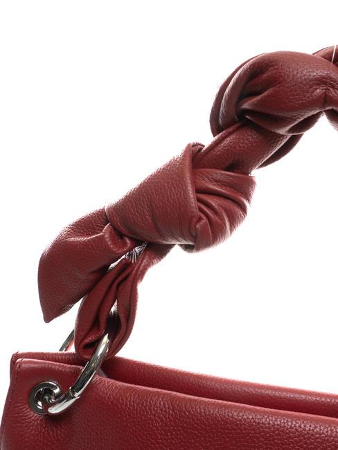 CHARLIZE Leather handbag with shoulder strap carmine - Women&rsquo;s Bags