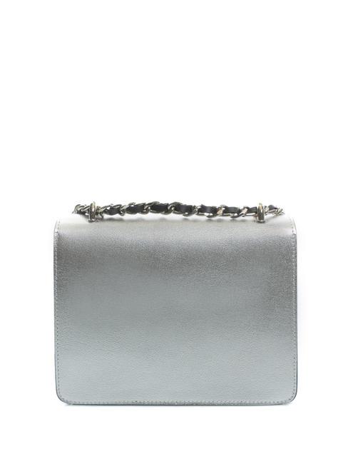 MICHELLE Leather shoulder bag SILVER - Women&rsquo;s Bags