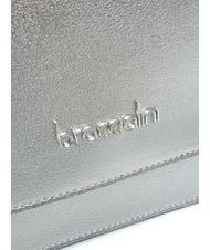 BRACCIALINI MICHELLE Leather shoulder bag SILVER - Women&rsquo;s Bags - 4