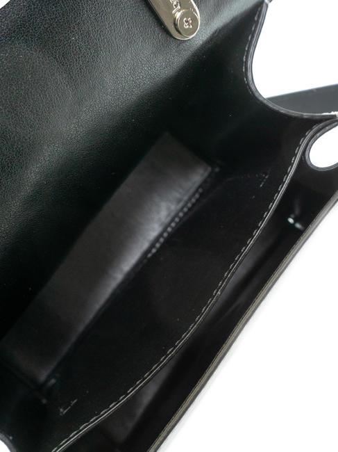MICHELLE Leather shoulder bag SILVER - Women&rsquo;s Bags