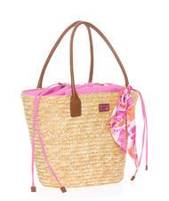 MANDARINA DUCK SEASHELL STRAW Shoulder bag pink bubble - Women’s Bags - 2