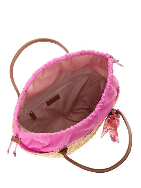 SEASHELL STRAW Shoulder bag pink bubble - Women’s Bags