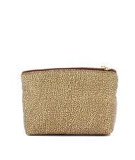 BORBONESE CLASSICA POUCH MEDIUM Beauty Beiger sea - Sachets & Travels Cases - 3