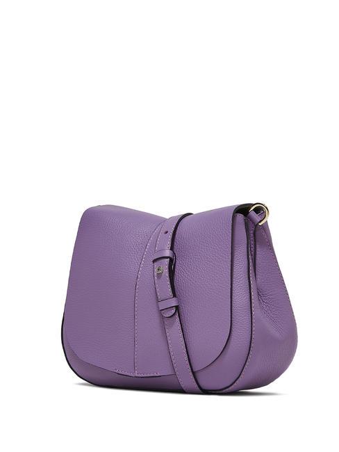 HELENA ROUND Double shoulder leather bag wisteria - Women&rsquo;s Bags