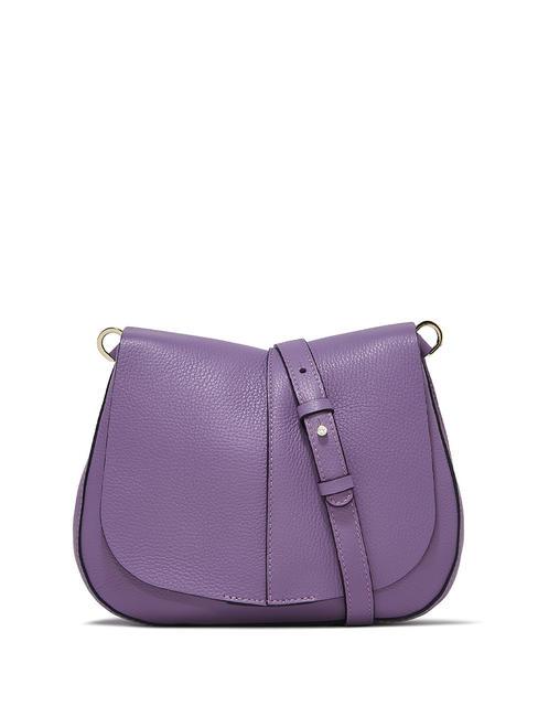 HELENA ROUND Double shoulder leather bag wisteria - Women&rsquo;s Bags