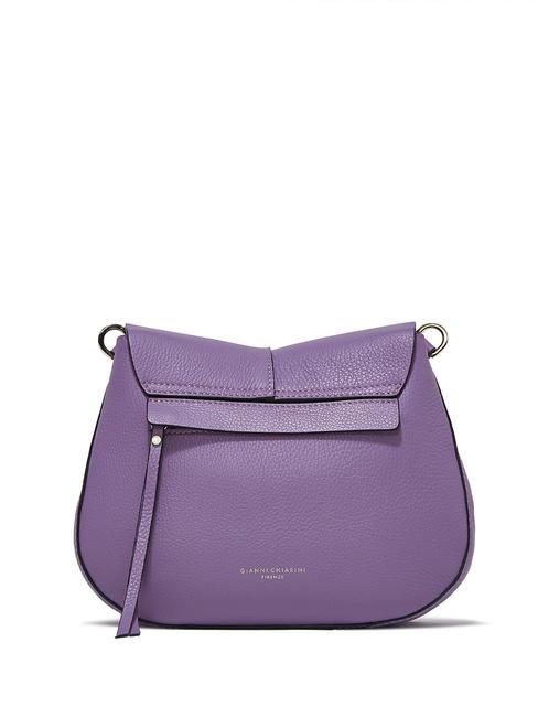 HELENA ROUND Double shoulder leather bag wisteria - Women&rsquo;s Bags
