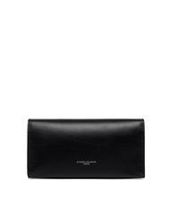 GIANNI CHIARINI LILY Leather clutch bag with shoulder strap Black - Women&rsquo;s Bags - 3