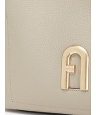FURLA PRIMULA S Leather bag with shoulder strap marmoc - Women’s Bags - 4