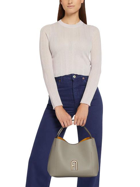 PRIMULA S Leather bag with shoulder strap marmoc - Women’s Bags