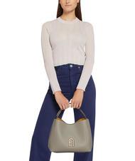 FURLA PRIMULA S Leather bag with shoulder strap marmoc - Women’s Bags - 6