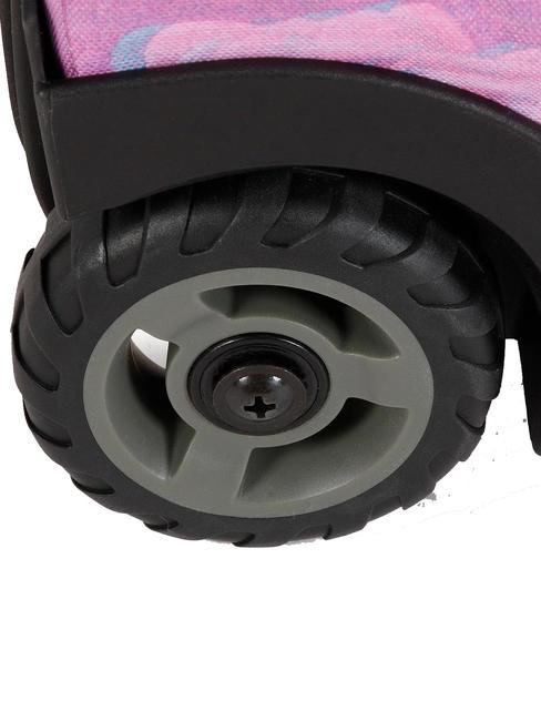 DRIVER 8 Backpack with trolley static roses - Backpack trolleys