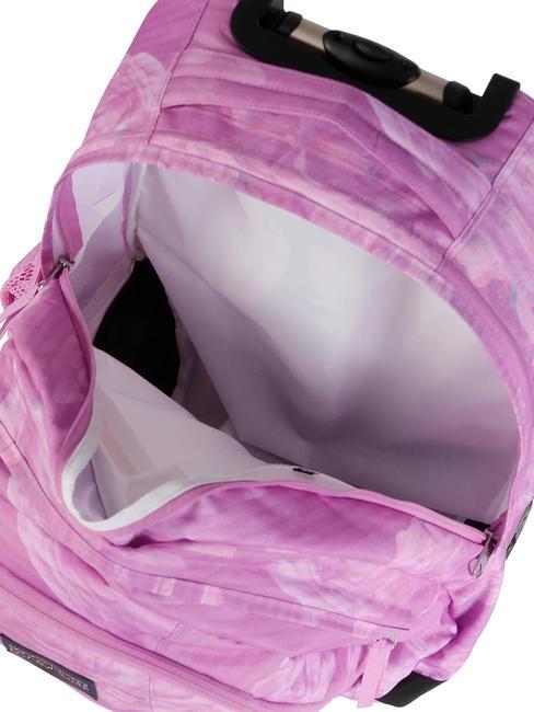 DRIVER 8 Backpack with trolley static roses - Backpack trolleys