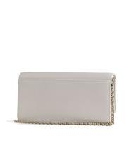 FURLA 1927 Chain leather clutch wallet pearl - Women&rsquo;s Wallets - 2