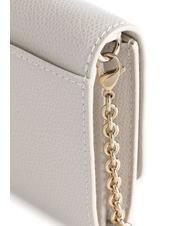 FURLA 1927 Chain leather clutch wallet pearl - Women&rsquo;s Wallets - 3