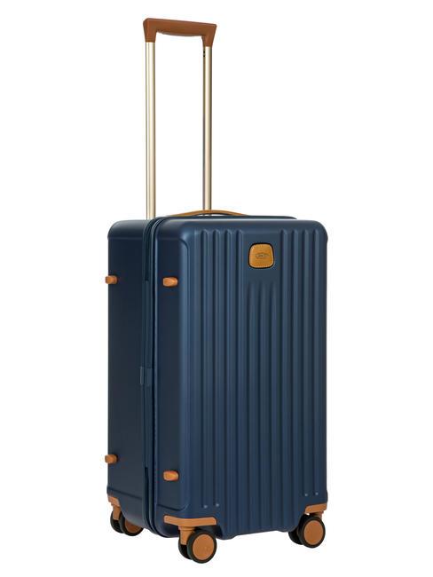 CAPRI Medium size trunk trolley blue - Rigid Trolley Cases