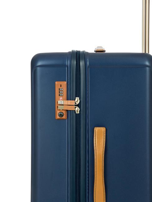 CAPRI Medium size trunk trolley blue - Rigid Trolley Cases