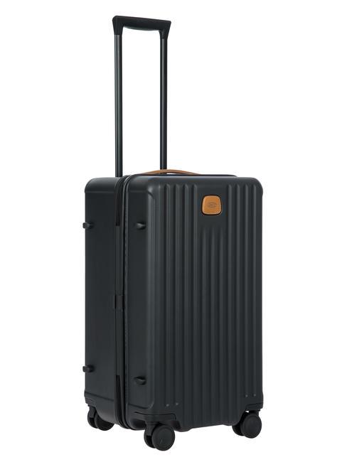 CAPRI Medium size trunk trolley Black - Rigid Trolley Cases