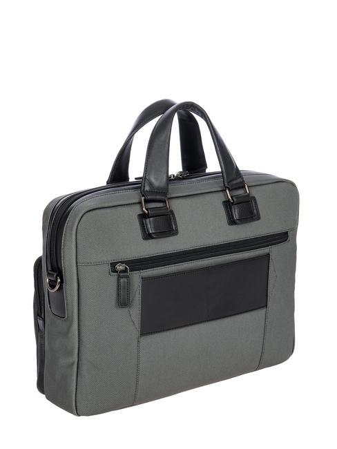 BRIC’S folder bag MONZA, 15” PC case, with shoulder strap grey/black - Work Briefcases