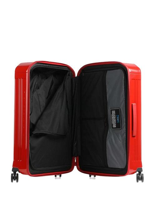 PQ-LIGHT Ultra slim medium trolley RED - Rigid Trolley Cases
