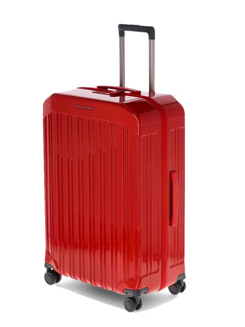 PQ-LIGHT Ultra slim medium trolley RED - Rigid Trolley Cases