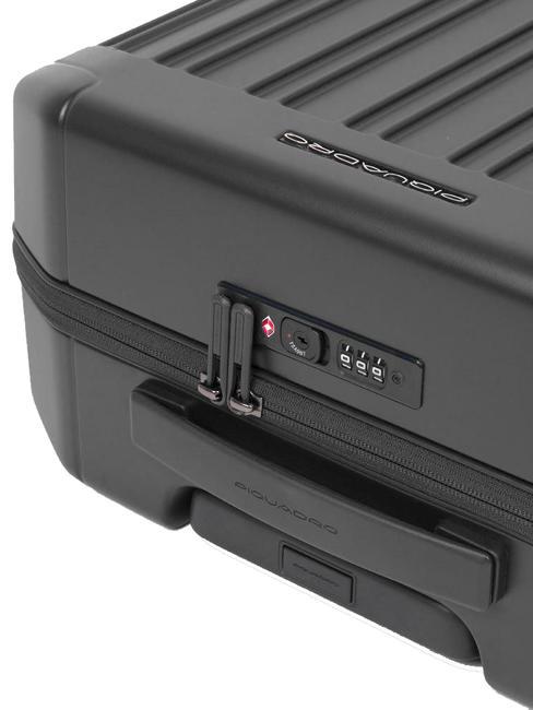 PQ-LIGHT Ultra slim cabin trolley matte black - Hand luggage