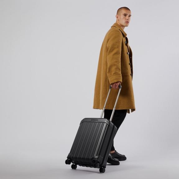 PQ-LIGHT Ultra slim cabin trolley matte black - Hand luggage