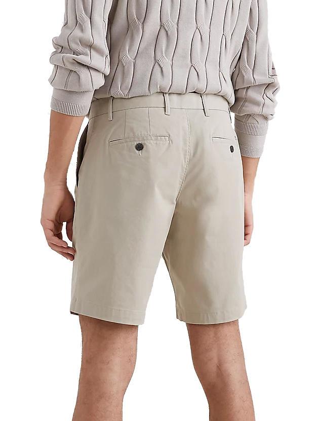 Tommy Hilfiger Brooklyn 1985 Stretch Cotton Shorts Stone Buy At Outlet Prices