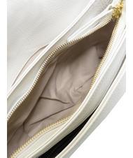 TOSCA BLU JULIA Clutch bag with shoulder strap, in leather white - Women&rsquo;s Bags - 4