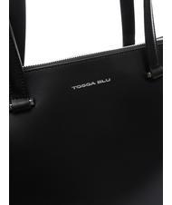 TOSCA BLU GRACE Leather shopping bag Black - Women&rsquo;s Bags - 3