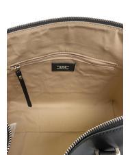 TOSCA BLU GRACE Leather shopping bag Black - Women&rsquo;s Bags - 5