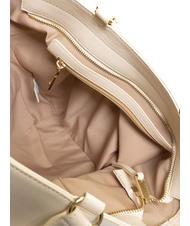 TOSCA BLU GAIA Leather handbag ivory white - Women’s Bags - 5