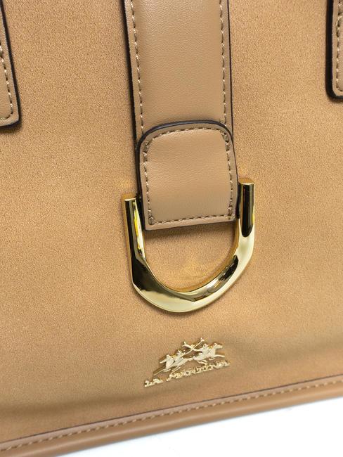 GISELA Satchel bag with buckle beige - Women&rsquo;s Bags