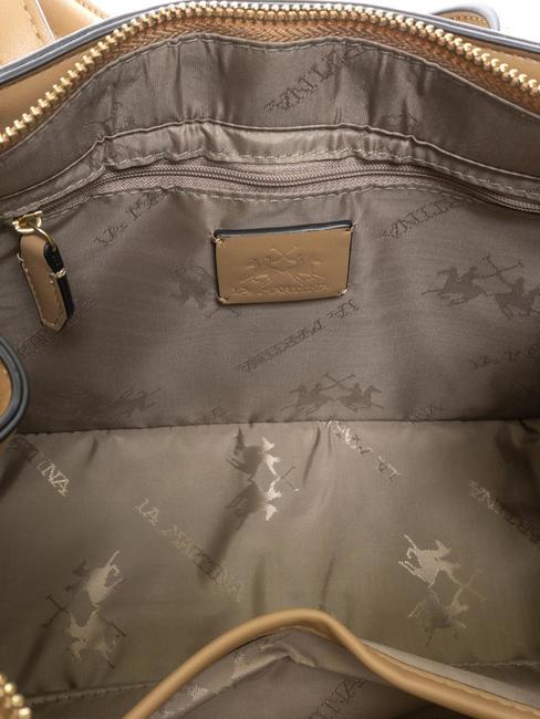 GISELA Satchel bag with buckle beige - Women&rsquo;s Bags