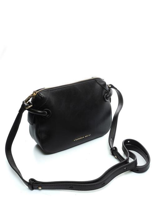 GAIA Shoulder bag in leather Black - Women&rsquo;s Bags