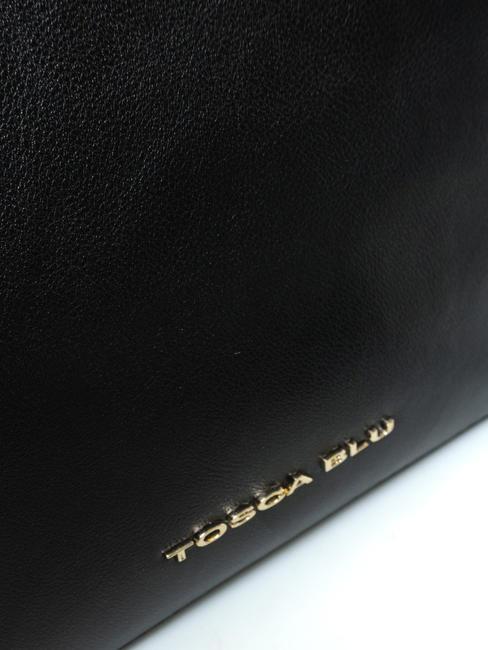 GAIA Shoulder bag in leather Black - Women&rsquo;s Bags