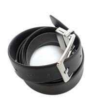 BIKKEMBERGS DOUBLE Reversible leather belt, can be shortened BLACK - Belts - 3