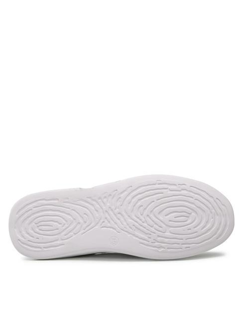 PRINT OVAL T Laminated leather sneaker silver - Women&rsquo;s shoes