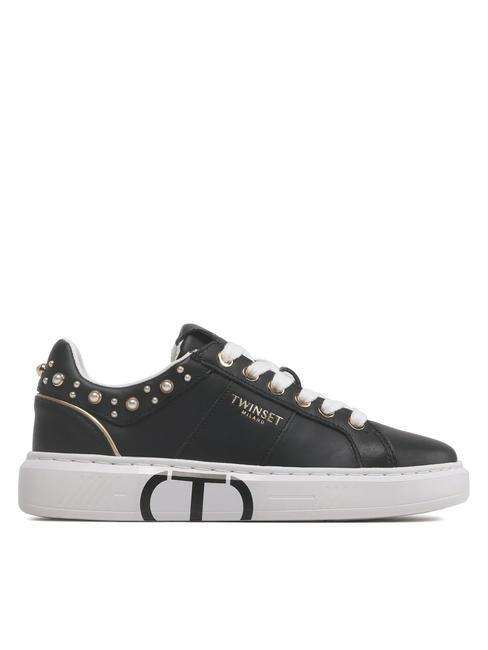 PEARLS Sneakers with beads black - Women&rsquo;s shoes