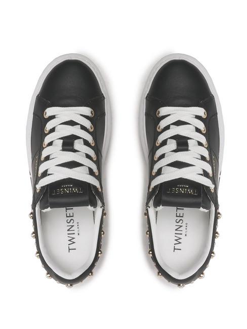 PEARLS Sneakers with beads black - Women&rsquo;s shoes