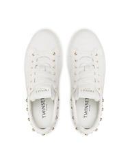 TWINSET PEARLS Sneakers with beads optical white - Women&rsquo;s shoes - 5
