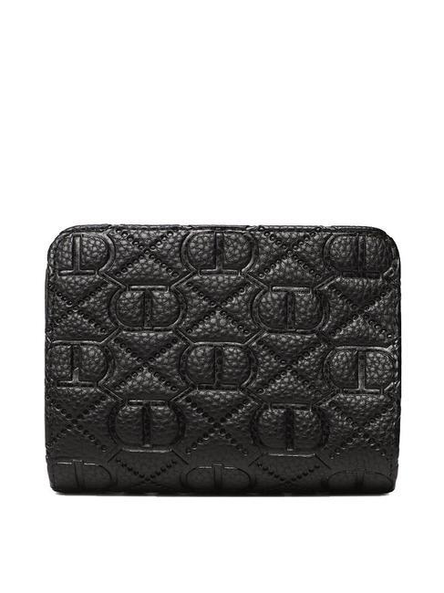 CONTRAST Small flap wallet black - Women&rsquo;s Wallets