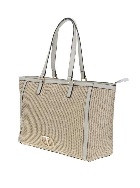 INTRECCIO Shoulder shopping bag ivory - Women&rsquo;s Bags