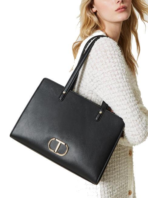 OVAL T Shoulder bag with shoulder strap black - Women&rsquo;s Bags