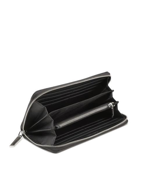 CK MUST EPI MONO Large zip around wallet blackmono - Women&rsquo;s Wallets