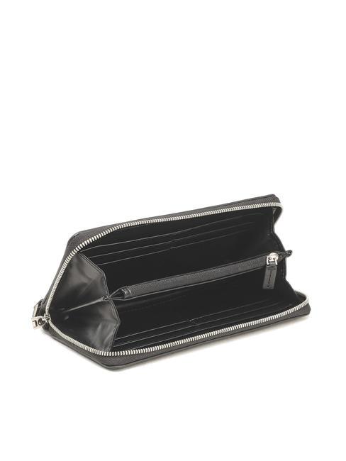CK JEANS ULTRALIGHT Large ziparound wallet black - Women&rsquo;s Wallets