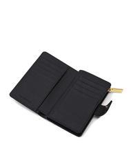 COCCINELLE METALLIC SOFT Medium wallet in leather - Beauty Case